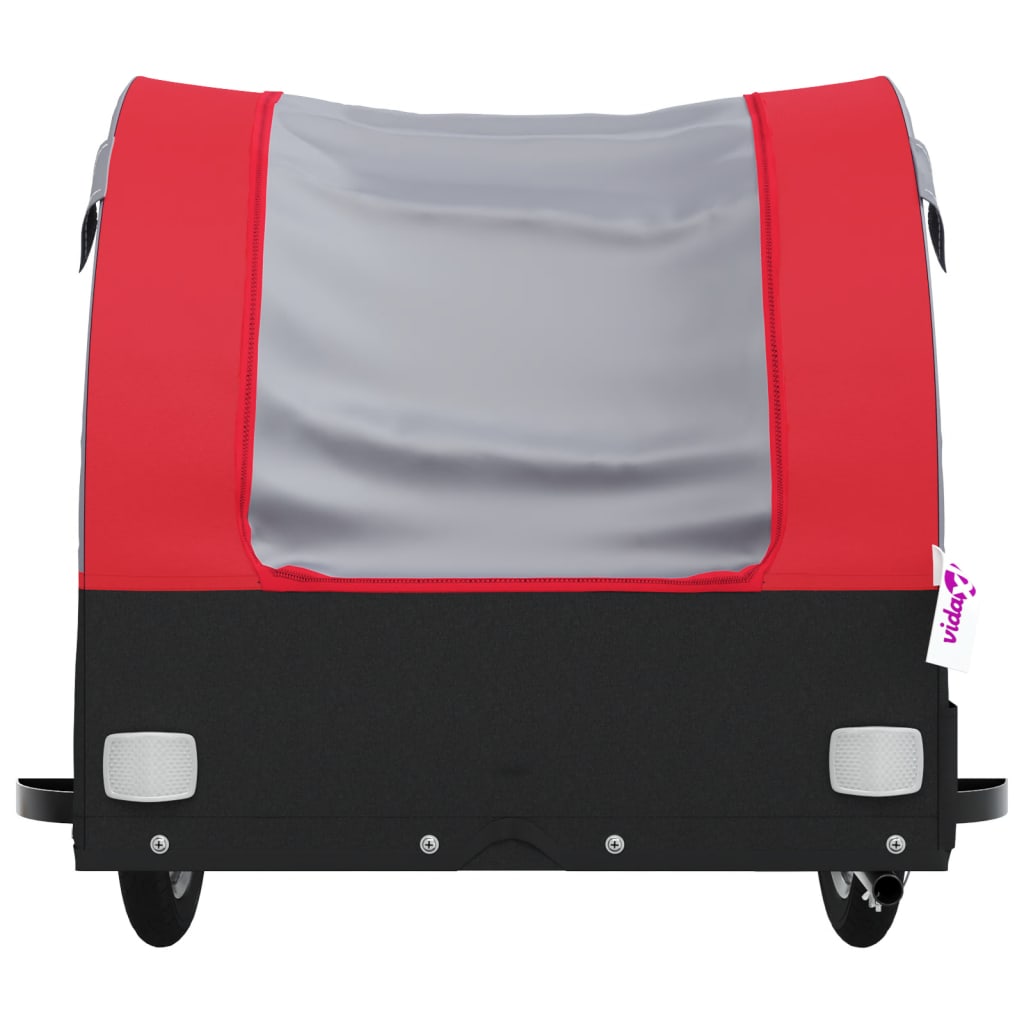 Fahrradanhänger Schwarz Und 30 Kg Eisen