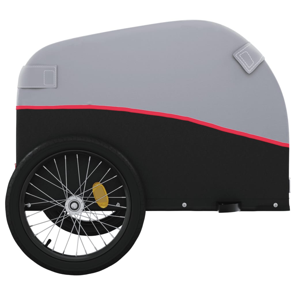 Fahrradanhänger Schwarz Und 30 Kg Eisen