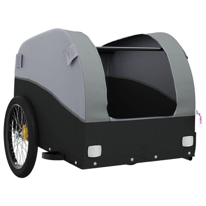 Fahrradanhänger Schwarz Und 30 Kg Eisen