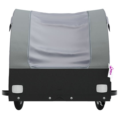 Fahrradanhänger Schwarz Und 30 Kg Eisen