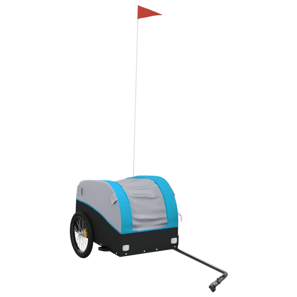 Fahrradanhänger Schwarz Und 30 Kg Eisen