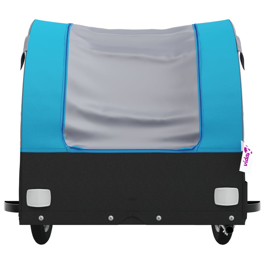 Fahrradanhänger Schwarz Und 30 Kg Eisen