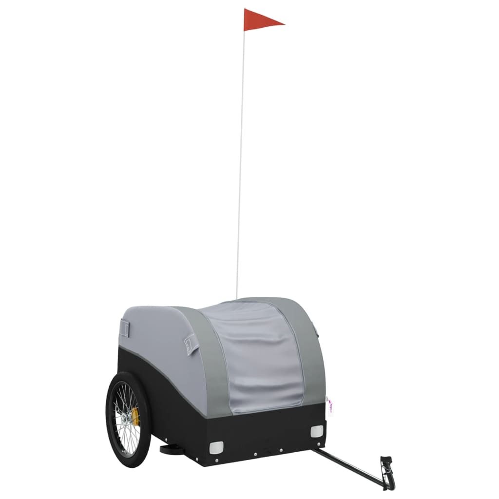 Fahrradanhänger Schwarz Und 45 Kg Eisen
