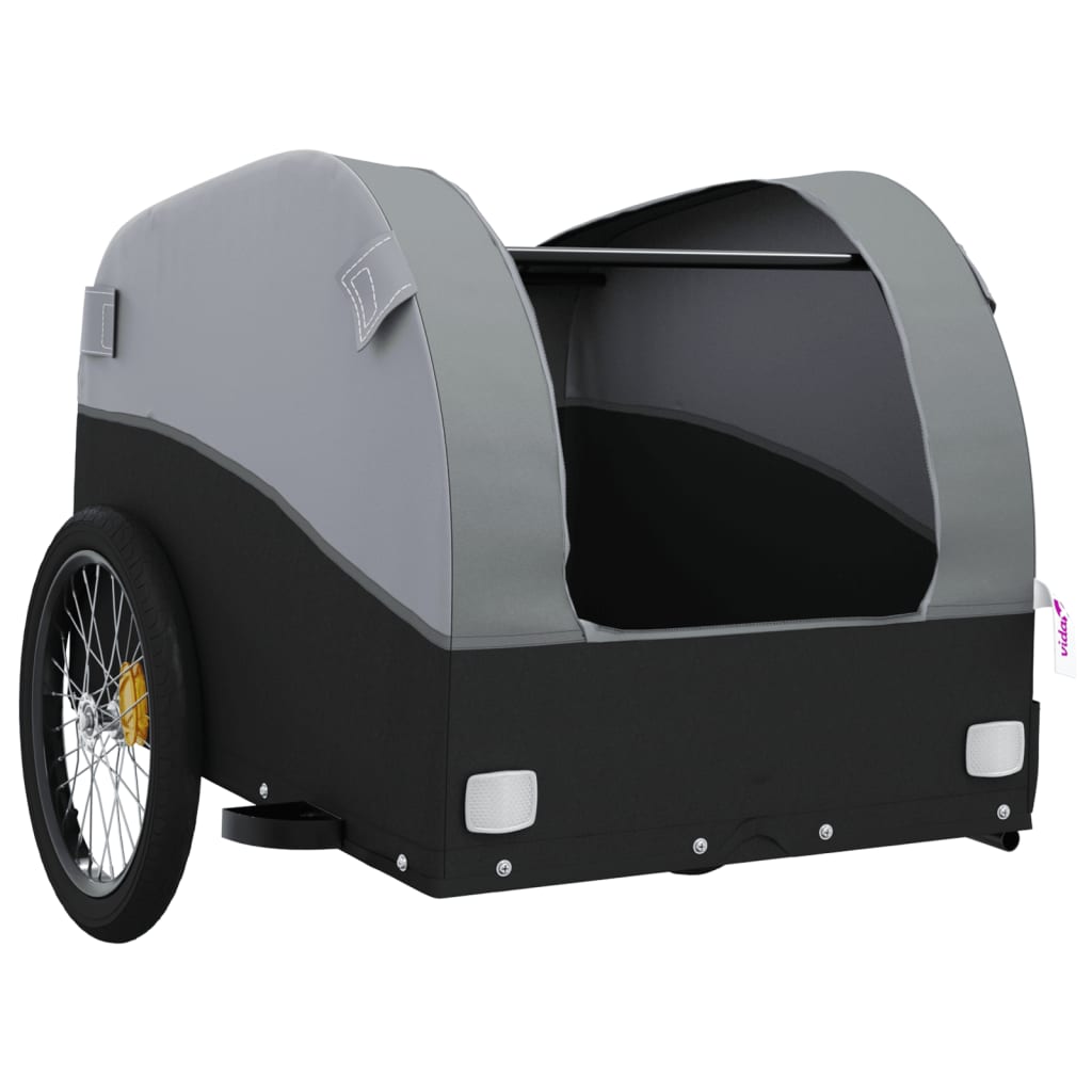 Fahrradanhänger Schwarz Und 45 Kg Eisen