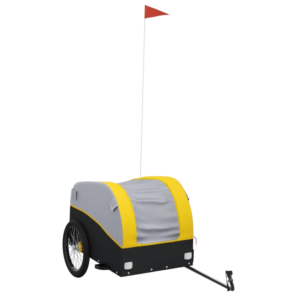 Fahrradanhänger Schwarz Und 45 Kg Eisen