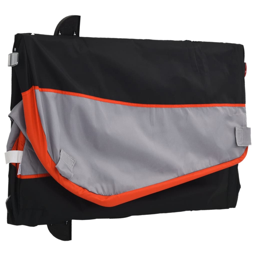 Fahrradanhänger Schwarz Und 45 Kg Eisen
