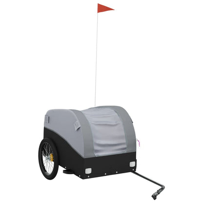 Fahrradanhänger Schwarz Und 45 Kg Eisen