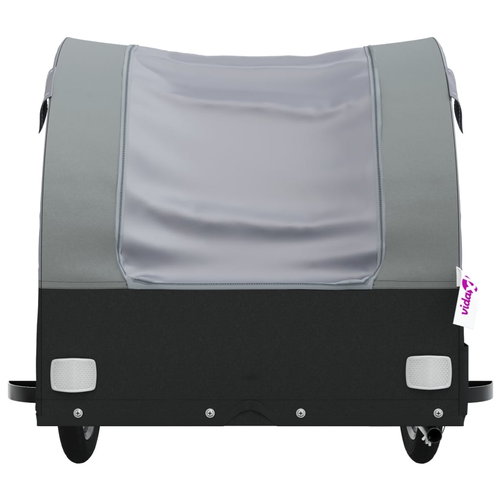 Fahrradanhänger Schwarz Und 45 Kg Eisen