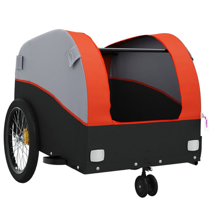 Fahrradanhänger Schwarz Und 30 Kg Eisen