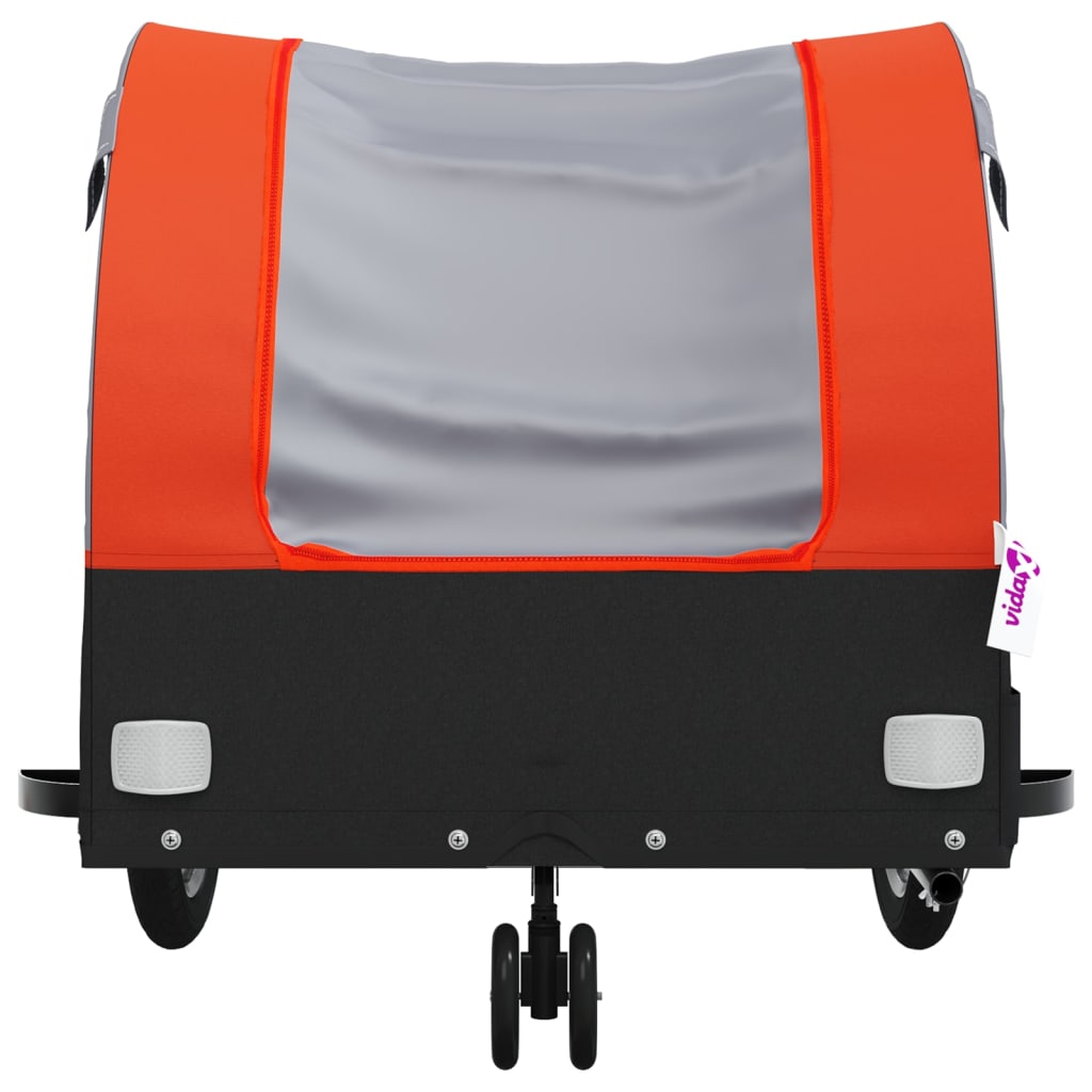 Fahrradanhänger Schwarz Und 30 Kg Eisen
