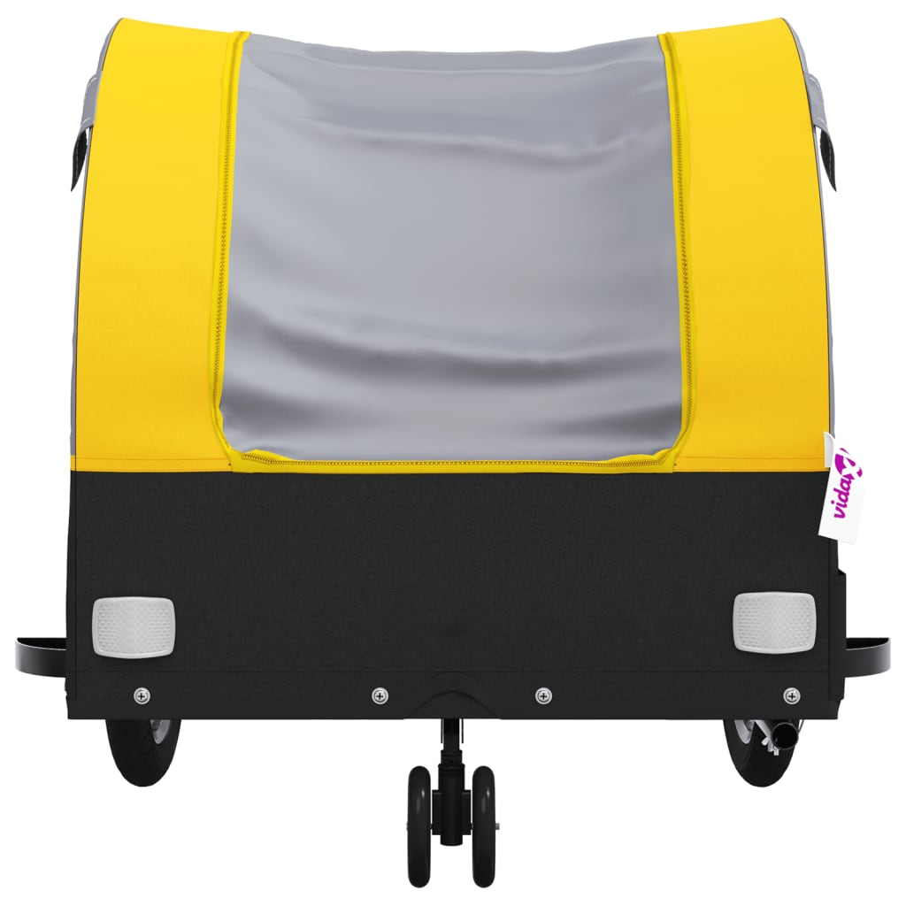 Fahrradanhänger Schwarz Und 30 Kg Eisen