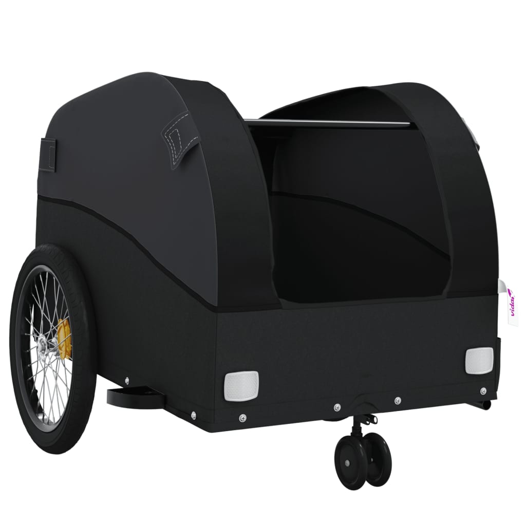 Fahrradanhänger Schwarz 30 Kg Eisen