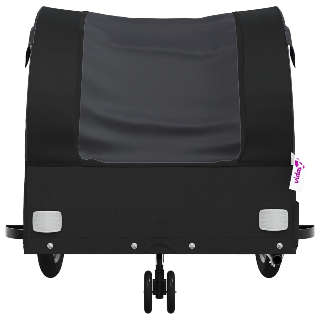 Fahrradanhänger Schwarz 30 Kg Eisen