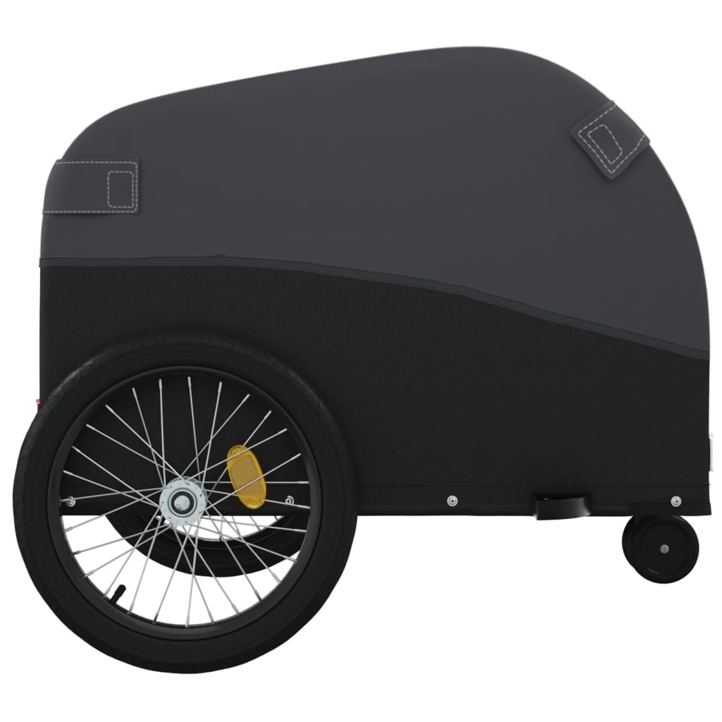 Fahrradanhänger Schwarz 30 Kg Eisen