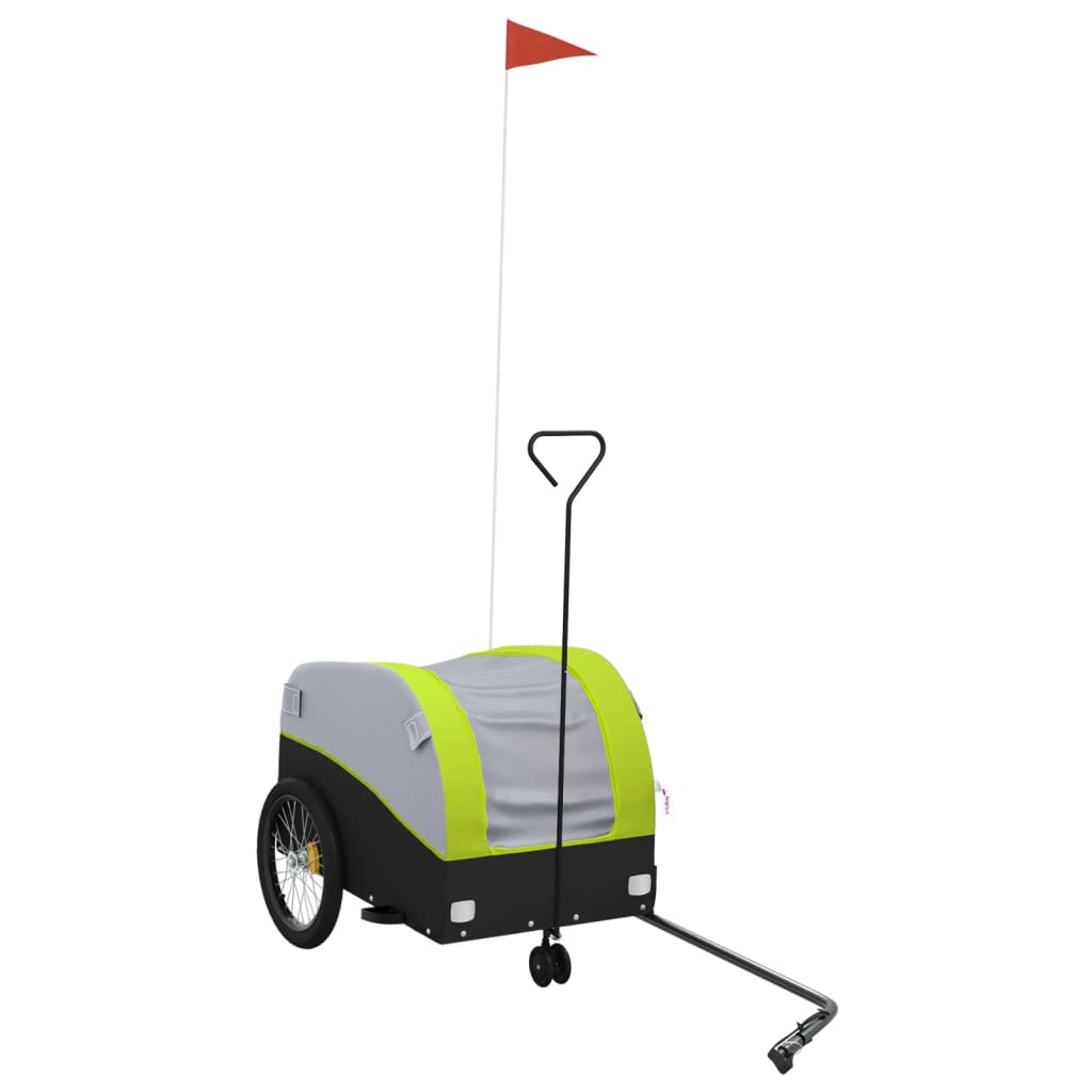 Fahrradanhänger Schwarz Und 30 Kg Eisen