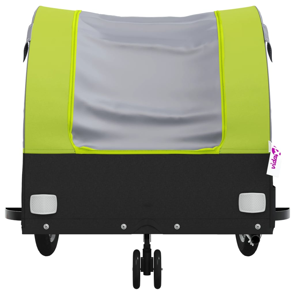 Fahrradanhänger Schwarz Und 30 Kg Eisen