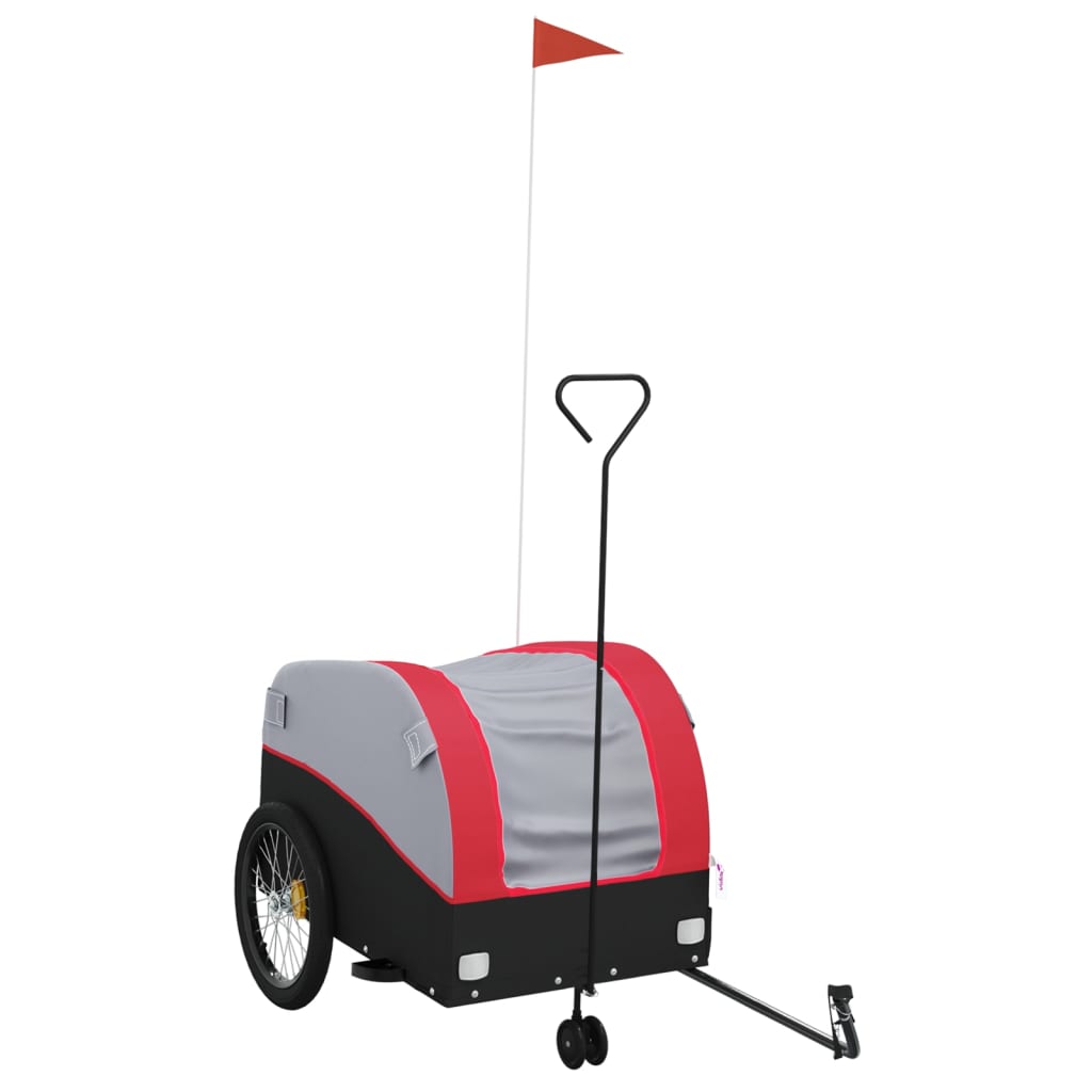 Fahrradanhänger Schwarz Und 45 Kg Eisen
