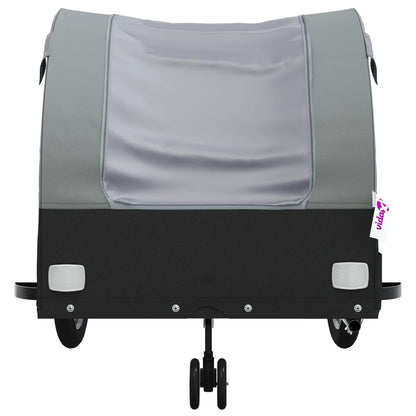 Fahrradanhänger Schwarz Und 45 Kg Eisen