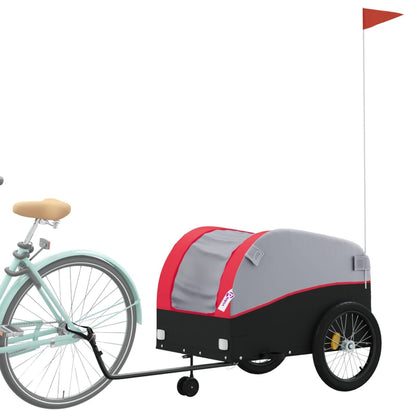 Fahrradanhänger Schwarz Und 45 Kg Eisen