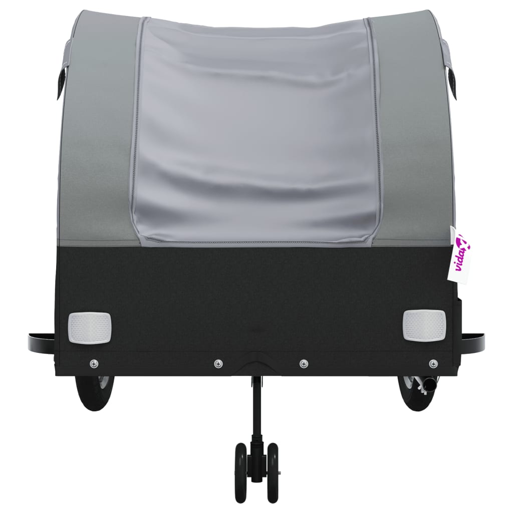 Fahrradanhänger Schwarz Und 45 Kg Eisen