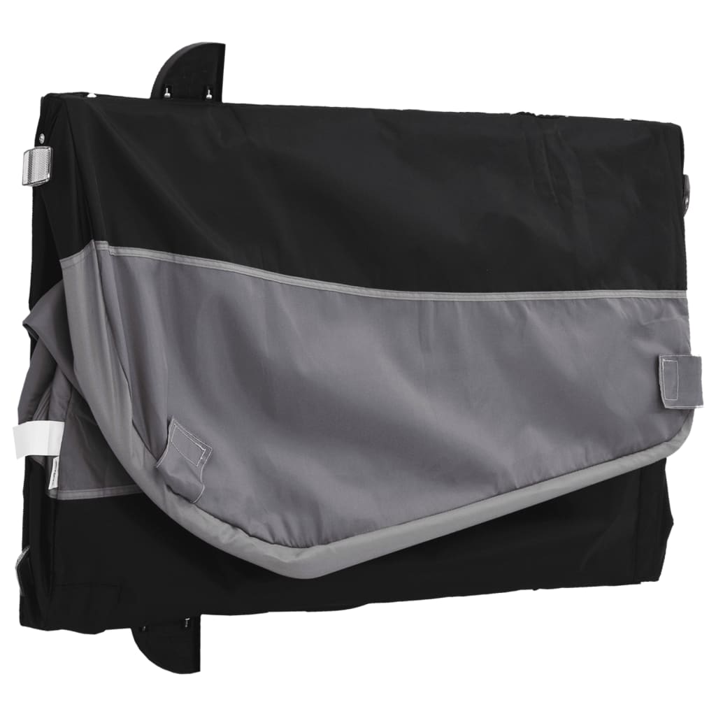 Fahrradanhänger Schwarz Und 45 Kg Eisen