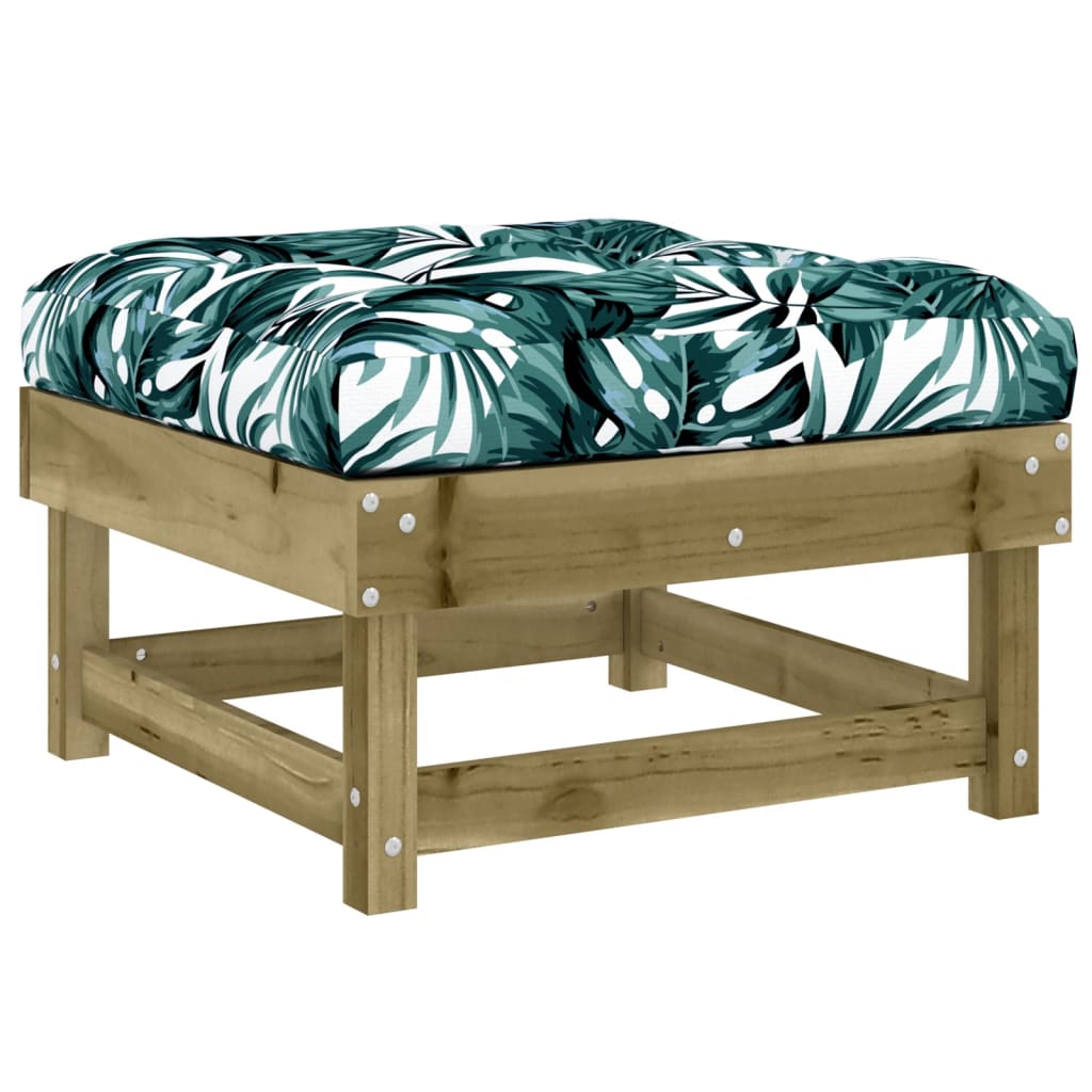 7-Tlg. Garten-Lounge-Set Mit Kissen Imprägniertes Kiefernholz