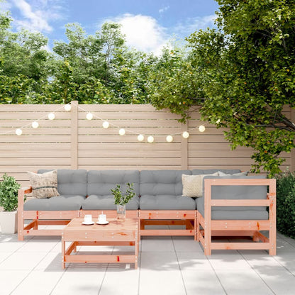 6-Tlg. Garten-Lounge-Set Mit Kissen Imprägniertes Kiefernholz