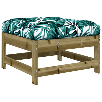4-Tlg. Garten-Lounge-Set Mit Kissen Kiefernholz Imprägniert