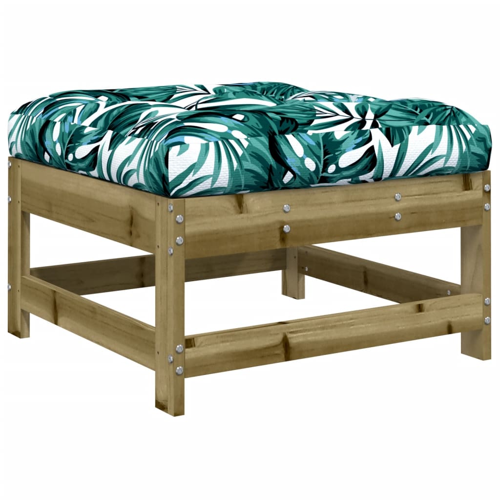 4-Tlg. Garten-Lounge-Set Mit Kissen Kiefernholz Imprägniert