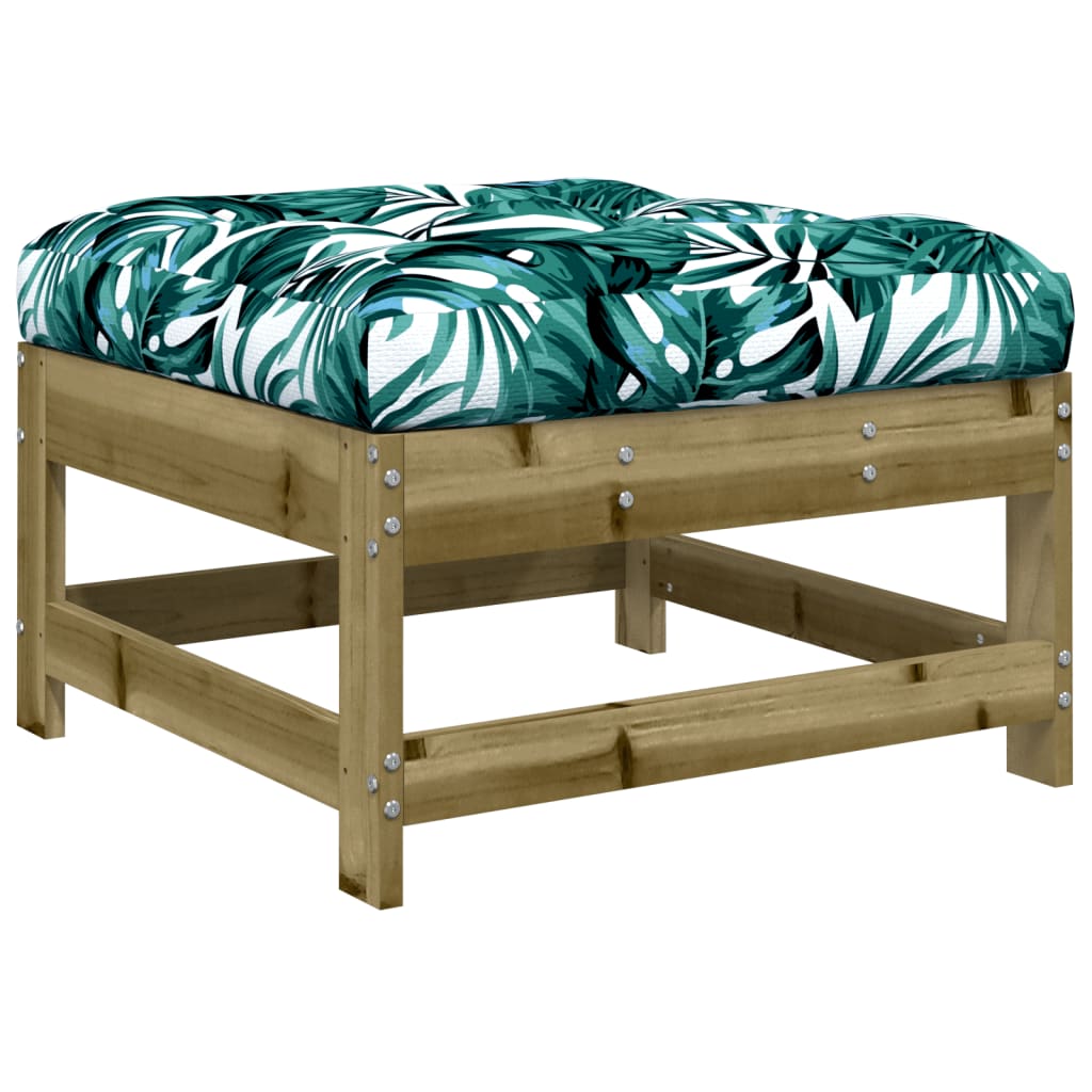5-Tlg. Garten-Lounge-Set Mit Kissen Imprägniertes Kiefernholz