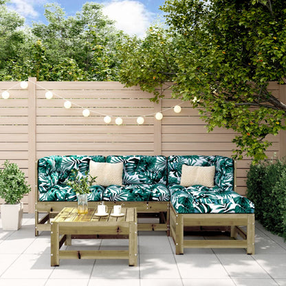5-Tlg. Garten-Lounge-Set Kiefernholz Imprägniert