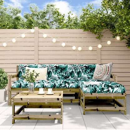 5-Tlg. Garten-Lounge-Set Kiefernholz Imprägniert