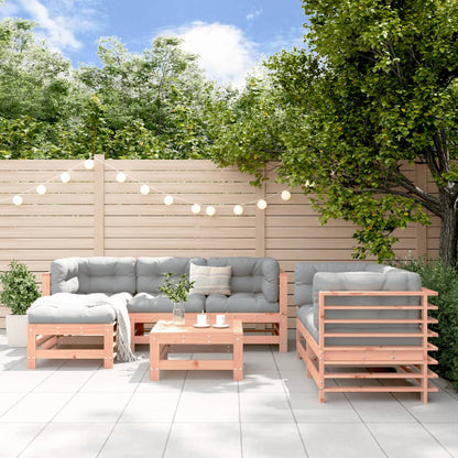 7-Tlg. Garten-Lounge-Set Massivholz Douglasie