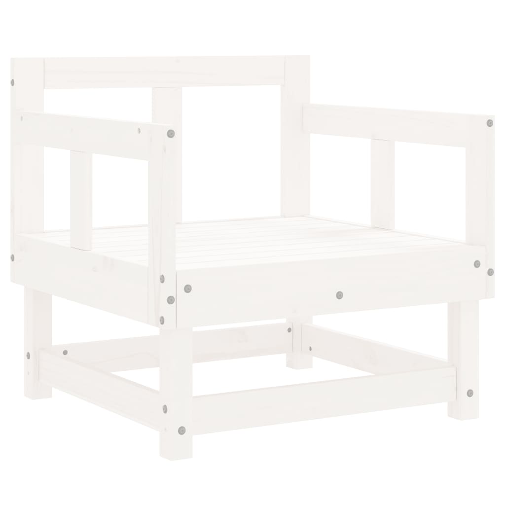 7-Tlg. Garten-Lounge-Set Massivholz Kiefer