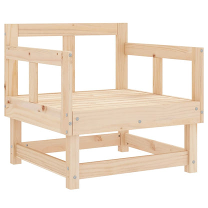 7-Tlg. Garten-Lounge-Set Massivholz Kiefer