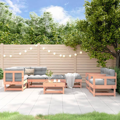 8-Tlg. Garten-Lounge-Set Massivholz Douglasie