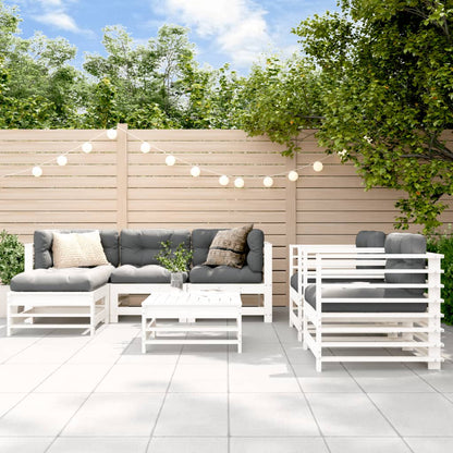 7-Tlg. Garten-Lounge-Set Massivholz Douglasie