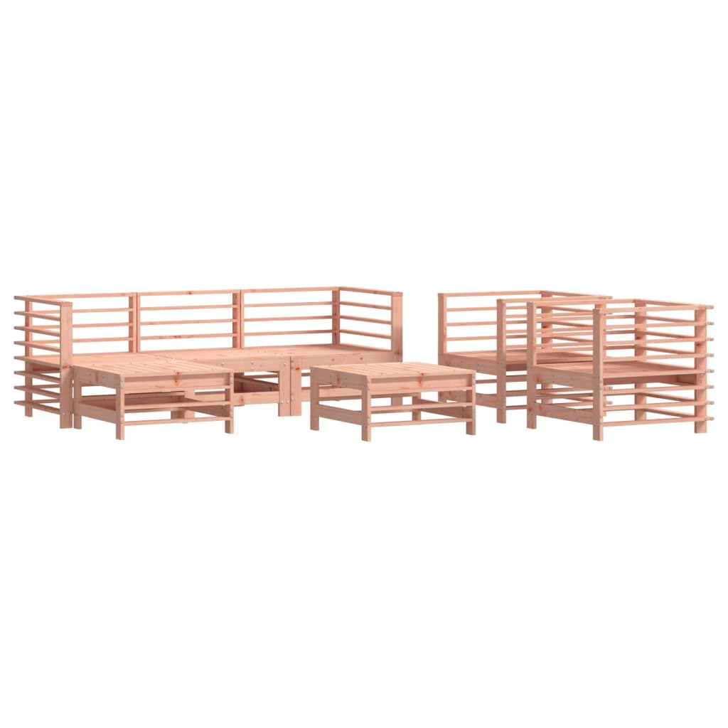 7-Tlg. Garten-Lounge-Set Massivholz Douglasie
