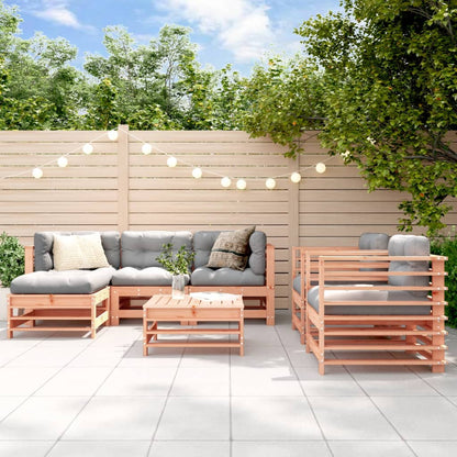 7-Tlg. Garten-Lounge-Set Massivholz Douglasie
