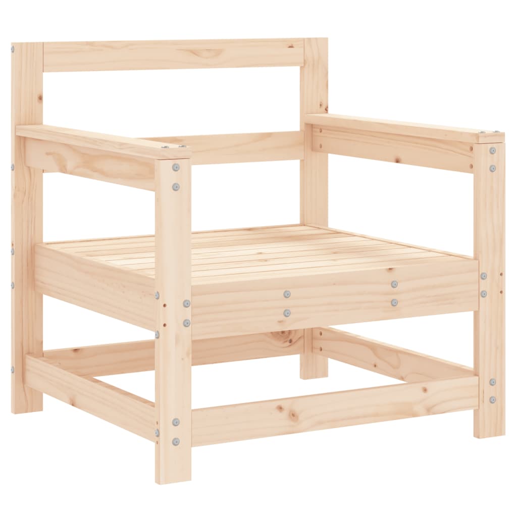 7-Tlg. Garten-Lounge-Set Massivholz Kiefer