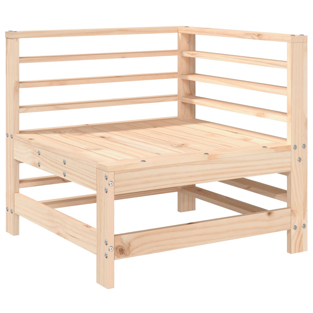 7-Tlg. Garten-Lounge-Set Massivholz Kiefer