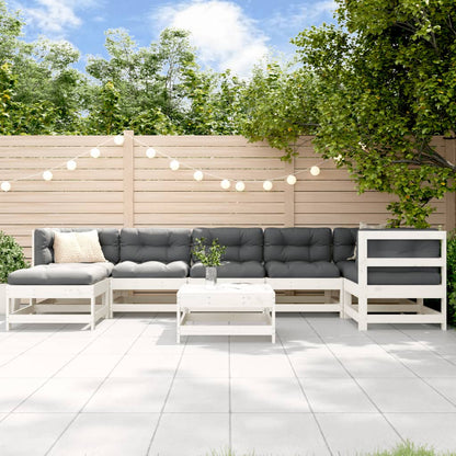 8-Tlg. Garten-Lounge-Set Kiefernholz Imprägniert