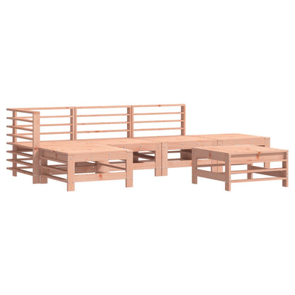 6-Tlg. Garten-Lounge-Set Massivholz Douglasie