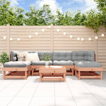 7-Tlg. Garten-Lounge-Set Massivholz Kiefer