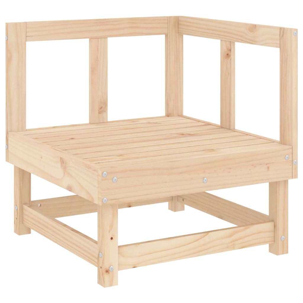 7-Tlg. Garten-Lounge-Set Massivholz Kiefer