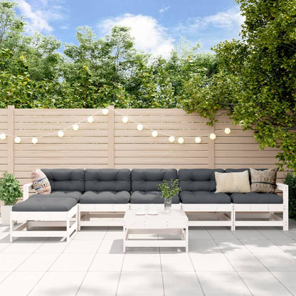 7-Tlg. Garten-Lounge-Set Kiefernholz Imprägniert