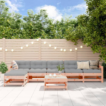 7-Tlg. Garten-Lounge-Set Kiefernholz Imprägniert