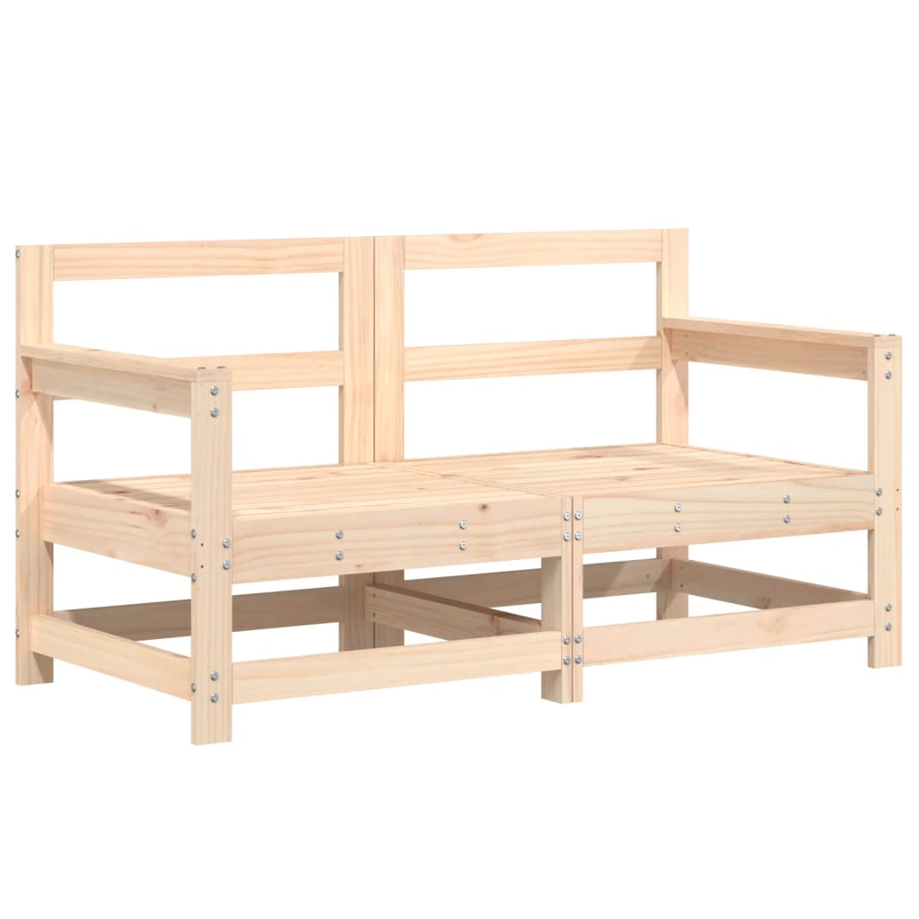 7-Tlg. Garten-Lounge-Set Massivholz Kiefer