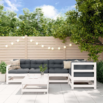 6-Tlg. Garten-Lounge-Set Imprägniertes Kiefernholz