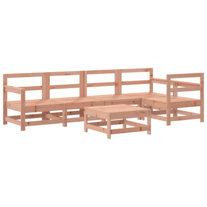 6-Tlg. Garten-Lounge-Set Massivholz Douglasie